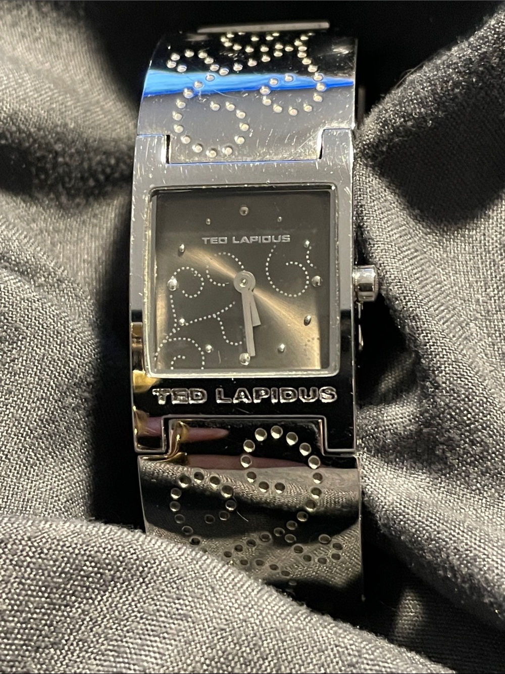 Ted Lapidus Silver tone Women's Bracelet Watch